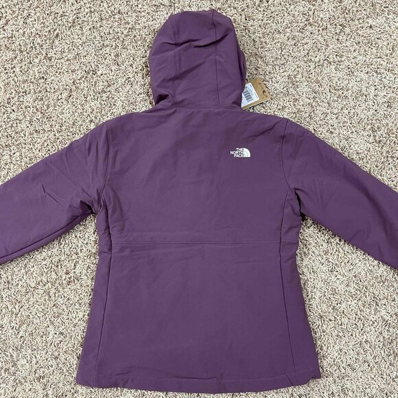 The North Face Women's Shelbe Raschel Fleece Hoodie Jacket Mauve, Size Medium - Picture 12 of 16